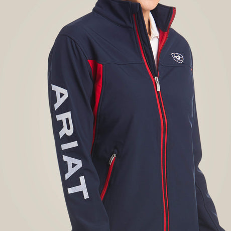 Ariat Women's New Team Softshell Jacket #colour_navy