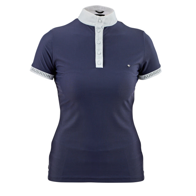 Shires Aubrion Attley Young Rider Show Shirt #colour_navy