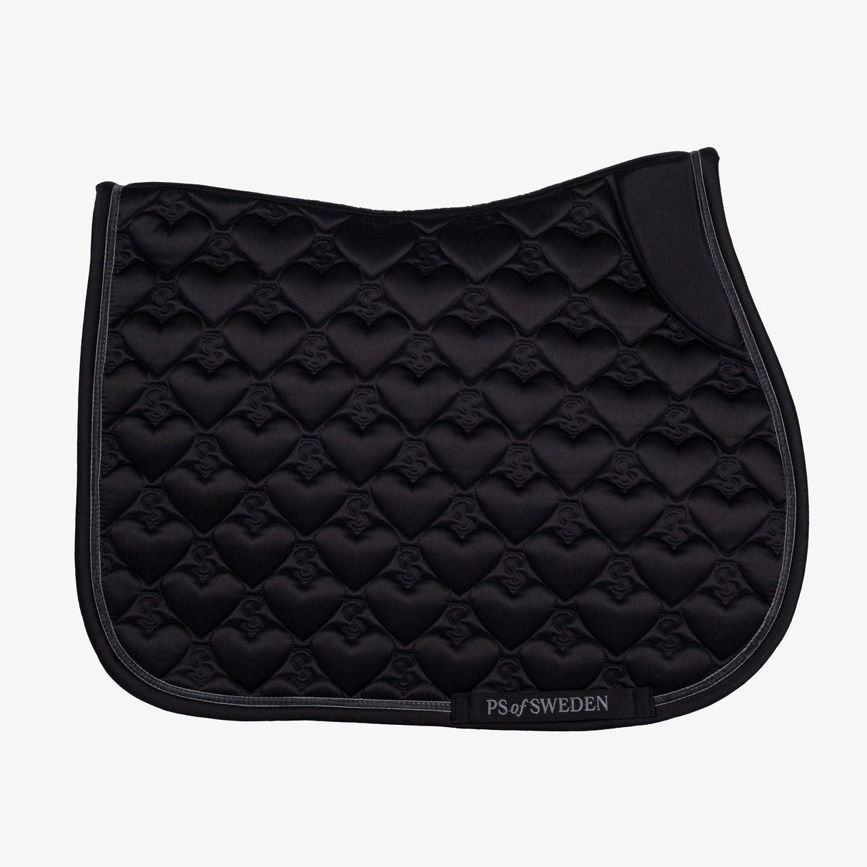 PS of Sweden Heart Jump Saddle Pad #colour_black