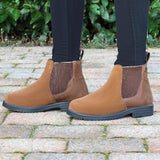 Hy Equestrian Wheston Children's Jodhpur Boot #colour_brown