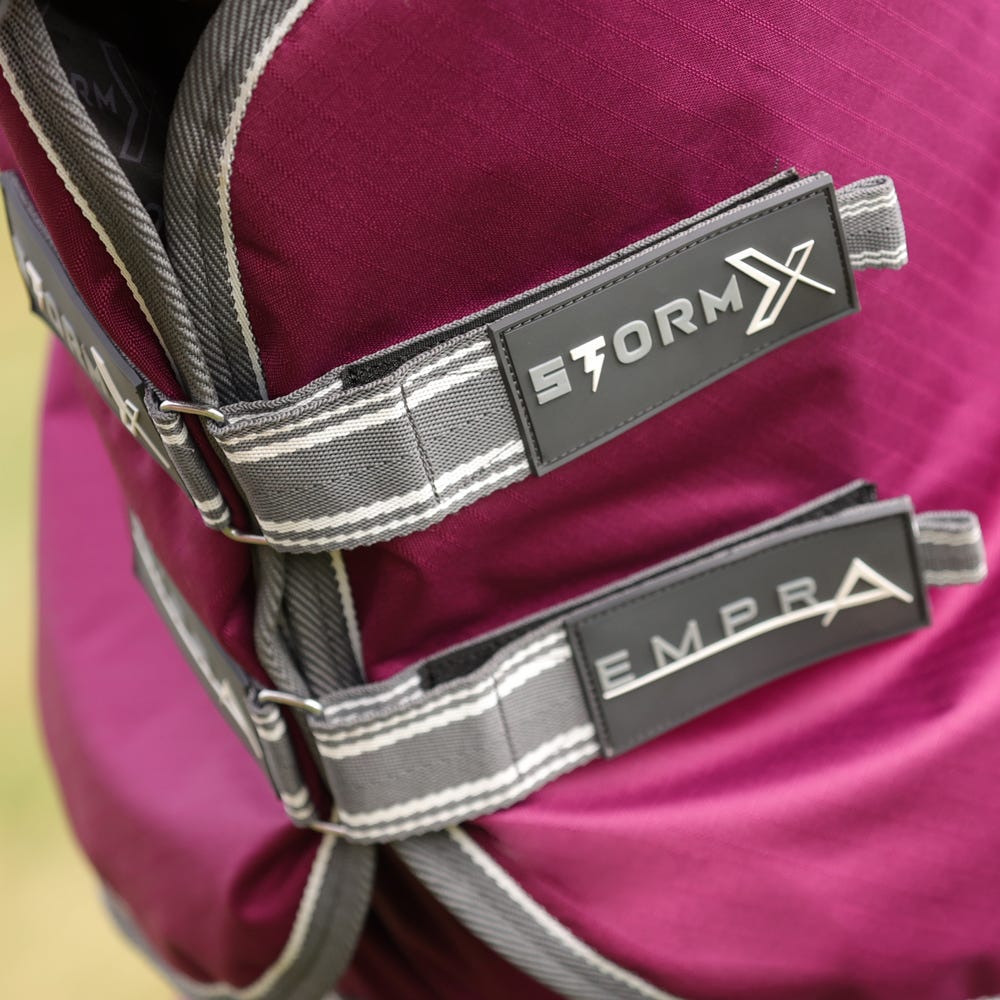 StormX Empra 200g Combi Turnout Rug #colour_purple