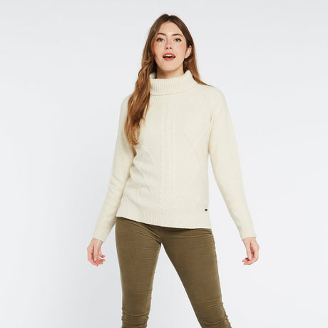 Dubarry Womens Kirkwood Knitted Jumper #colour_chalk