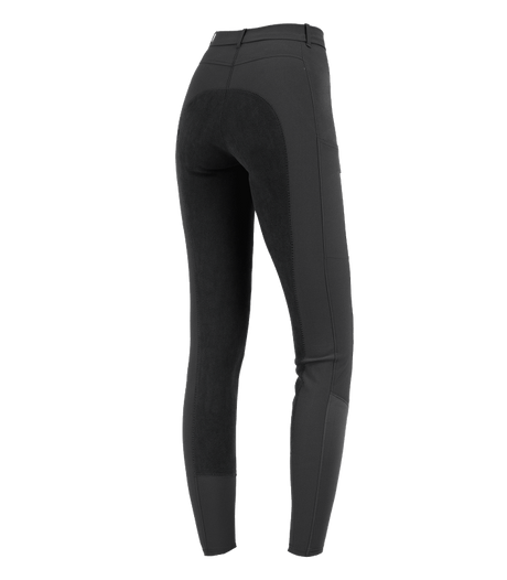 E.L.T Micro Sport Ladies Riding Breeches #colour_asphalt-black