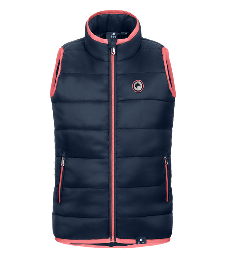 E.L.T Lucky Lou Children's Quilted Vest #colour_night-blue