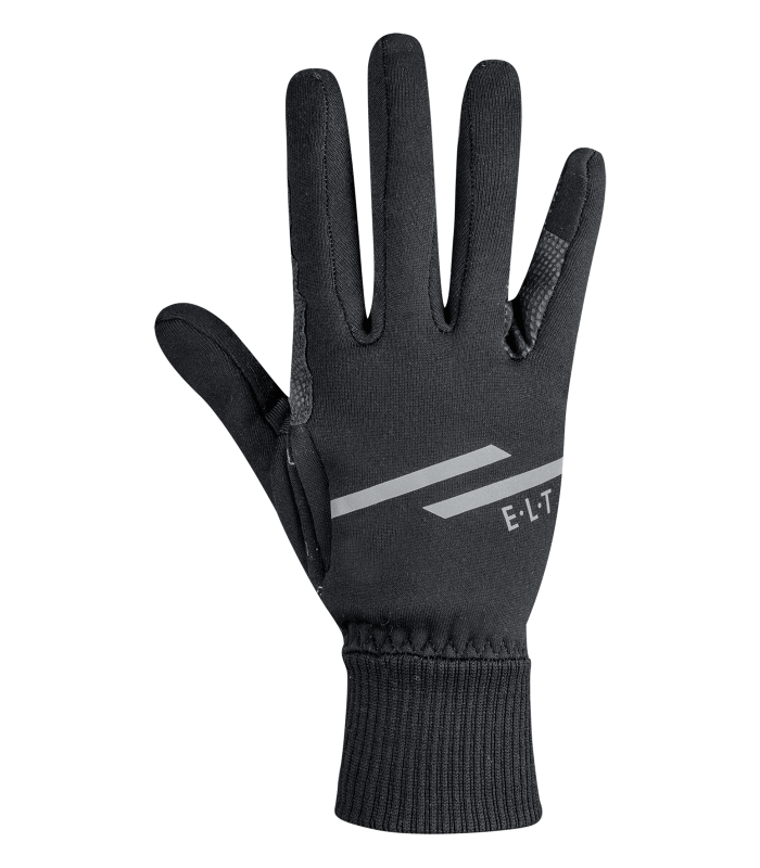 E.L.T Torino Riding Gloves #colour_black