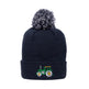 British Country Collection Green Tractor Pom Pom Beanie Hat #colour_navy