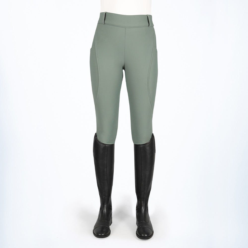 Coldstream Balmore Ladies Thermal Riding Tights #colour_sage