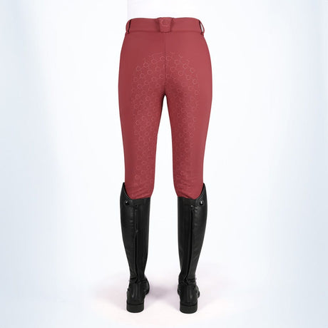 Coldstream Balmore Ladies Thermal Riding Tights #colour_burgundy