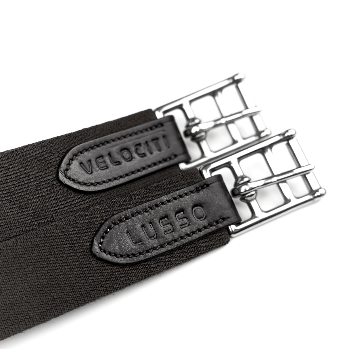 Shires Velociti Lusso Anatomical Stud Girth #colour_black