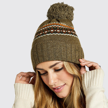 Dubarry Kilcormac Knitted Hat #colour_dusky-green