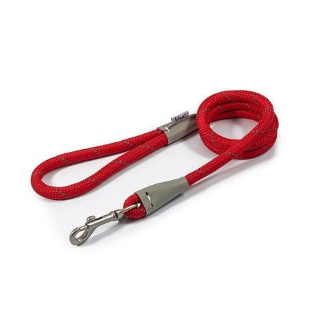 Ancol Viva Rope Reflective Lead #colour_red