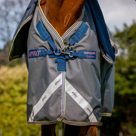 Horseware Ireland Amigo Bravo 12 Plus 0g Lite Turnout Rug #colour_shadow-navy-rose