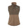 Ridgeline Womens Hybrid Vest Fleece #colour_bark-light-bark