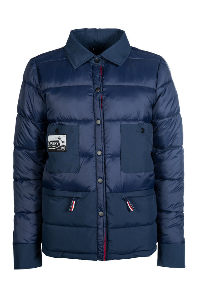 HKM Quilted Unisex Jacket -Derby #colour_deep-blue