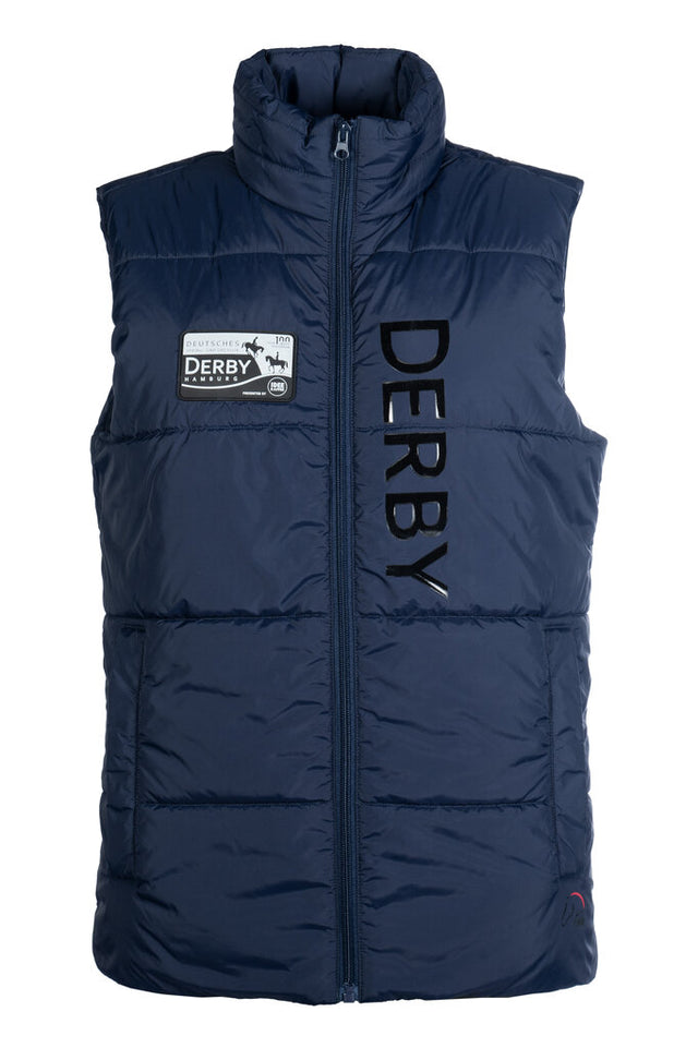 HKM Quilted Unisex Vest -Derby #colour_deep-blue