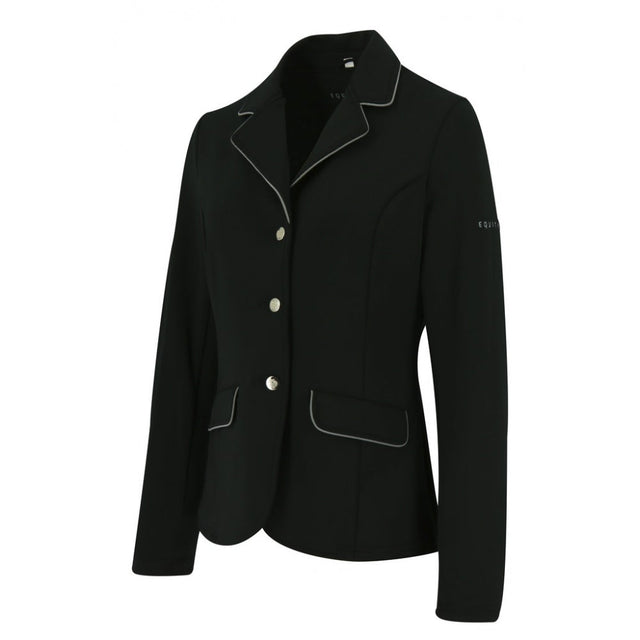 Equitheme Men's Soft Classic Competition Jacket #colour_black-white