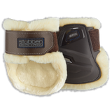 Stubben Hybrid Fleece Fetlock Boots #colour_brown