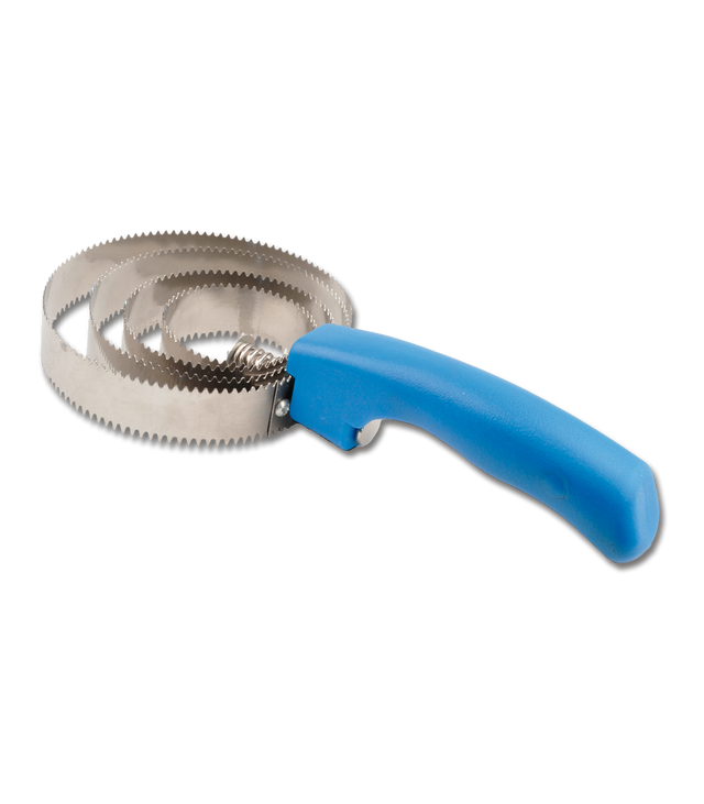 Mackey Circular Curry Comb #colour_blue