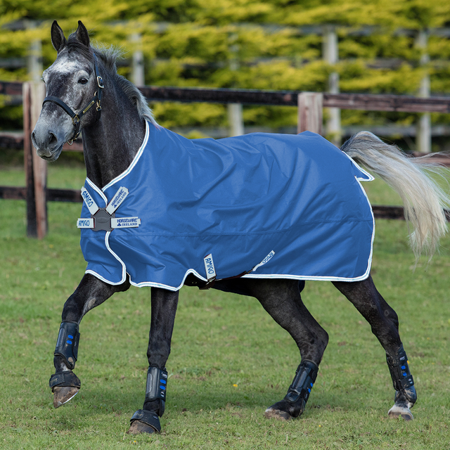 Horseware Ireland Amigo Hero 900 Turnout Disc Front Closure Lite 50g #colour_true-navy-bluebell-gunmetal