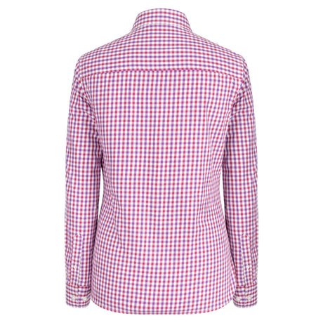 Hoggs of Fife Becky II Ladies Cotton Shirt #colour_violet-cerise