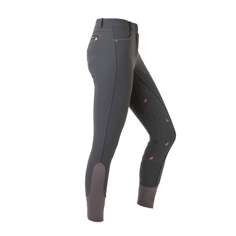 Mark Todd Ladies Elisabeth Sport Breeches #colour_anthracite-orange