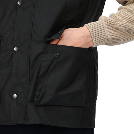 Regatta Professional Banbury Wax Bodywarmer #colour_black