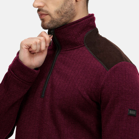 Regatta Professional Holbeck Half Zip Fleece #colour_burgundy