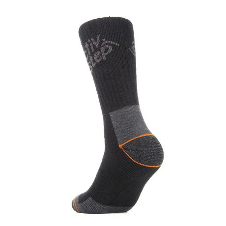 Activ-Step Durable & Breathable Bamboo Socks #colour_black-grey