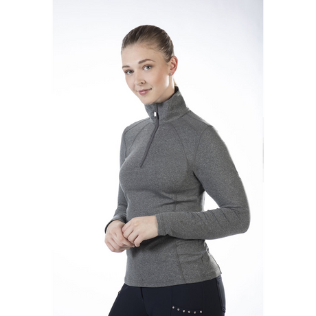 HKM Mio Functional Shirt #colour_dark-grey-melange