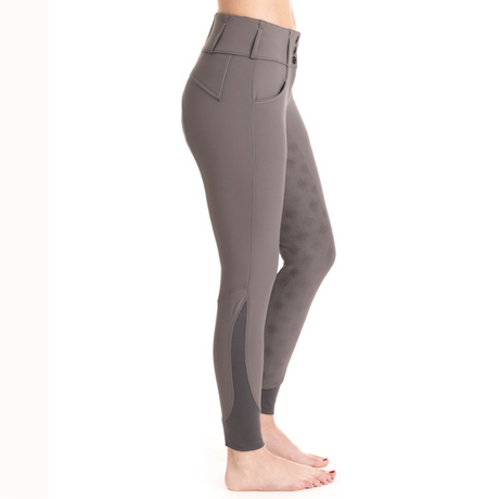 Tredstep Ireland Solo Volte II Grip Full Seat Breeches #colour_opal-grey