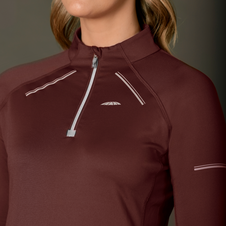 Weatherbeeta Victoria Premium Thermal Baselayer Top #colour_mulberry