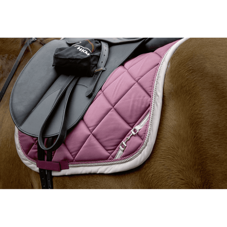 HKM Golden Gate Bit Saddle Cloth #colour_grape