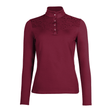HKM Berry Lace Functional Shirt #colour_wine-red
