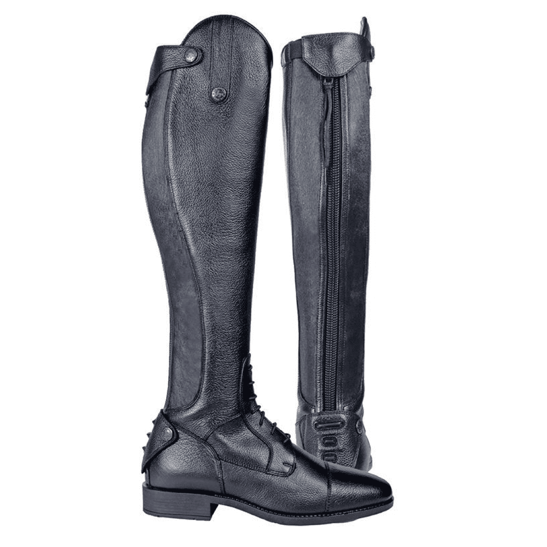 HKM Latinium Style Extra Long, Width S Riding Boots #colour_black