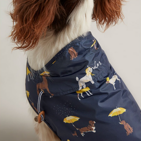 Joules Water Resistant Dog Coat #colour_navy