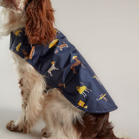 Joules Water Resistant Dog Coat #colour_navy