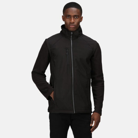 Regatta Professional Erasmus 4in1 Softshell Jacket #colour_black